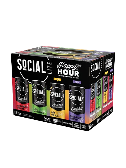 Social Lite Cocktail Seltzer