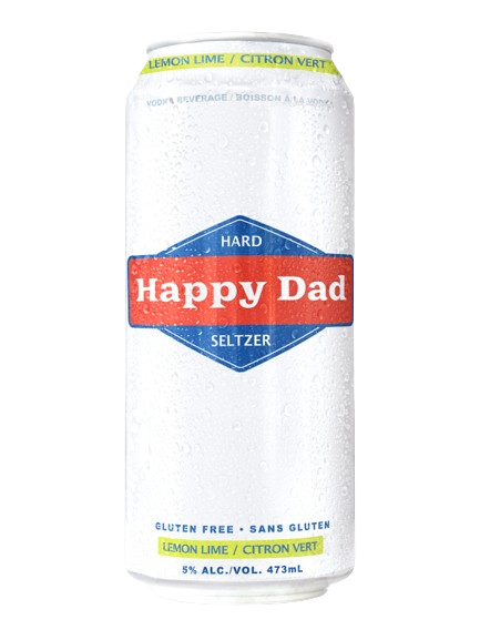 Happy Dad Hard Seltzer Lemon Lime