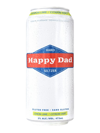 Happy Dad Hard Seltzer Lemon Lime