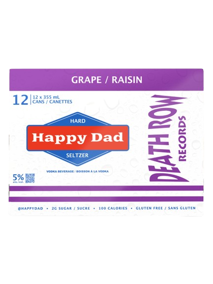 Happy Dad Hard Seltzer Grape