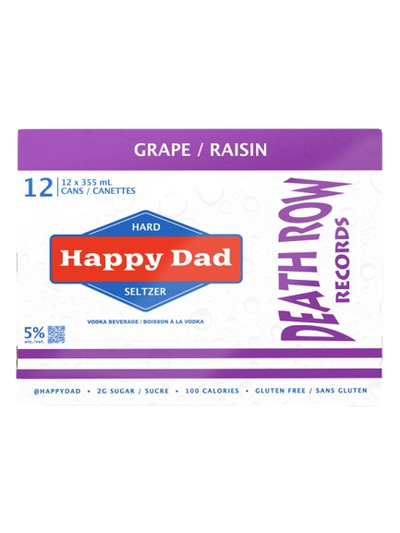 Happy Dad Hard Seltzer Grape