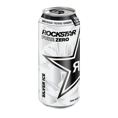 Rockstar Pure Zero Silver Ice