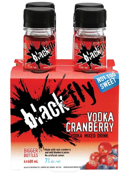 Black Fly Vodka Cranberry