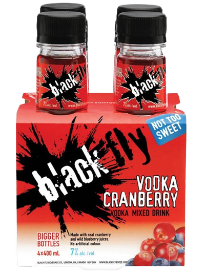 Black Fly Vodka Cranberry