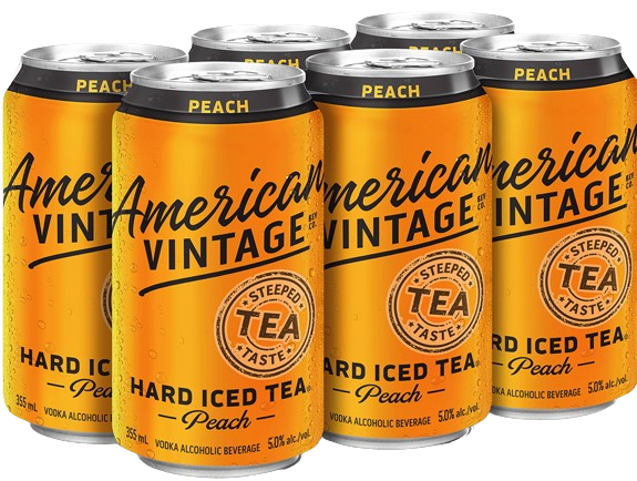 American Vintage Hard Peach Iced Tea