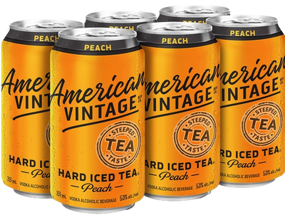 American Vintage Hard Peach Iced Tea