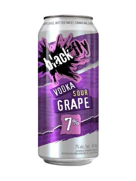 Black Fly Vodka Sour Grape