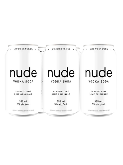 Nude Vodka Soda Classic Lime