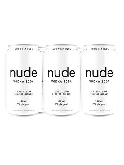 Nude Vodka Soda Classic Lime