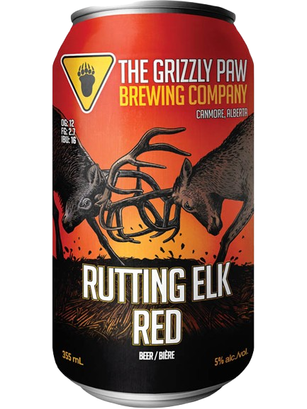 Grizzly Paw Rutting Elk Red