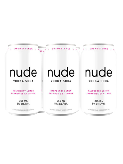 Nude Vodka Soda Raspberry Lemon