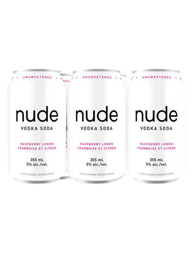 Nude Vodka Soda Raspberry Lemon