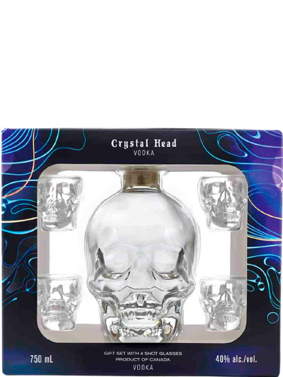 Crystal Head Vodka 4x Mini Shot Glasses