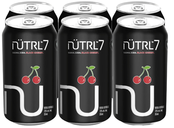 Nutrl Vodka Soda 7% Black Cherry