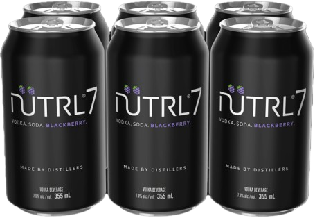 Nutrl Vodka Soda 7% Blackberry