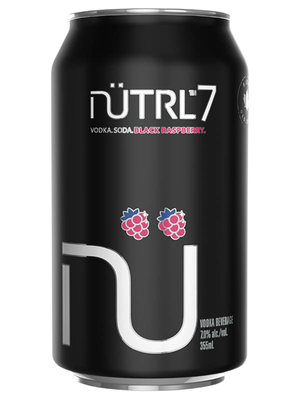 Nutrl Vodka Soda 7% Black Raspberry