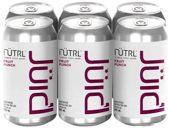 Nutrl Juic'd Vodka Soda Fruit Punch