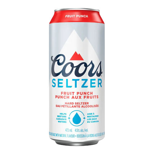 Coors Seltzer Fruit Punch 4pk