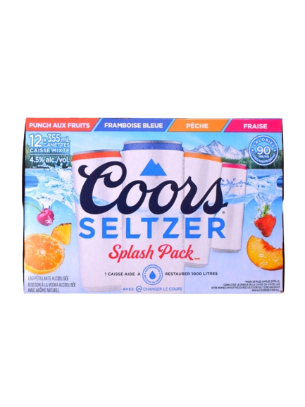 Coors Seltzer Fruit Splash Pack