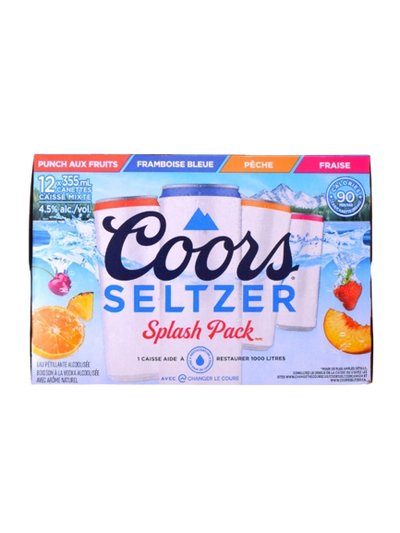 Coors Seltzer Fruit Splash Pack