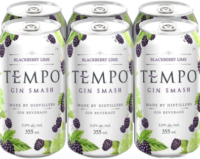 Tempo Gin Smash Blackberry Lime