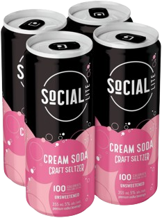 Social Lite Crush Cream Soda