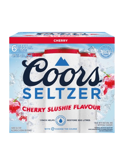 Coors Seltzer Cherry Slushie