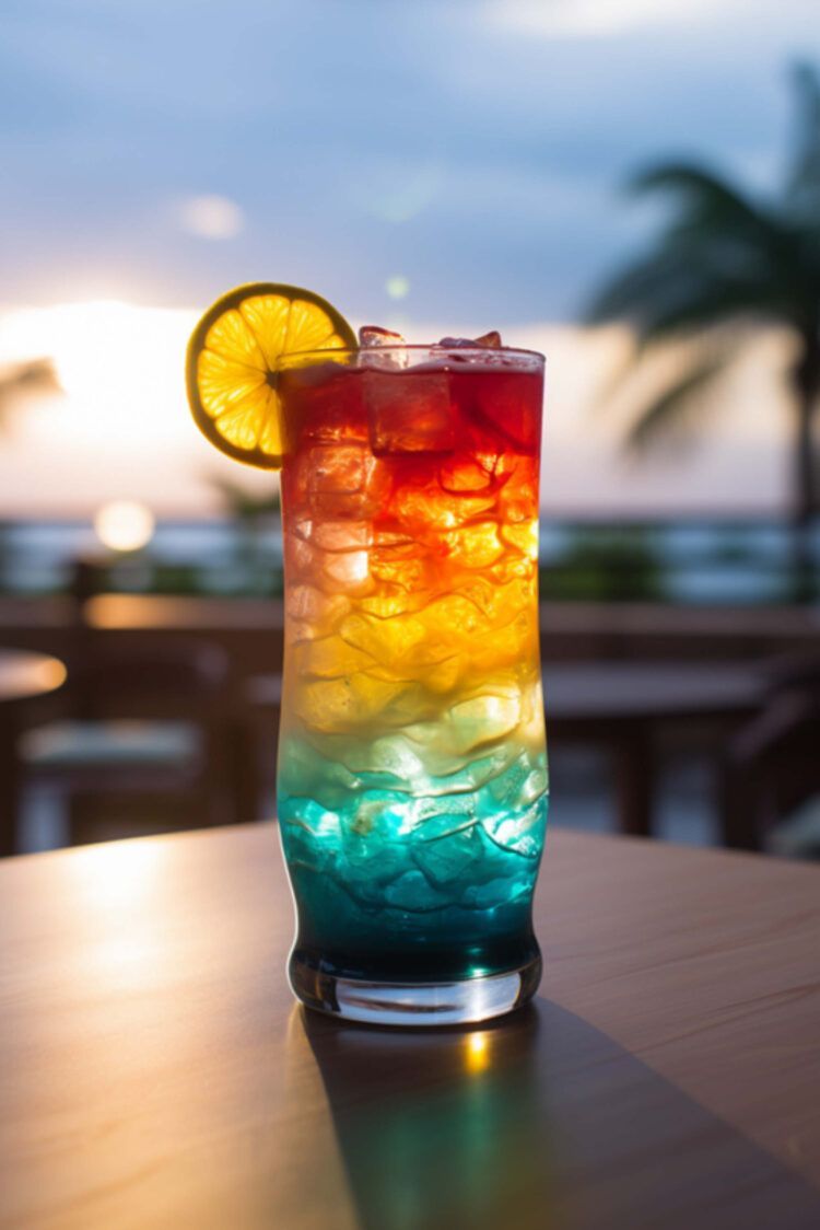 RAINBOW PARADISE COCKTAIL - boozeonwheels